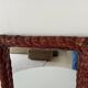 Vintage wicker mirror
