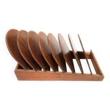 Wooden display stand, magazine rack