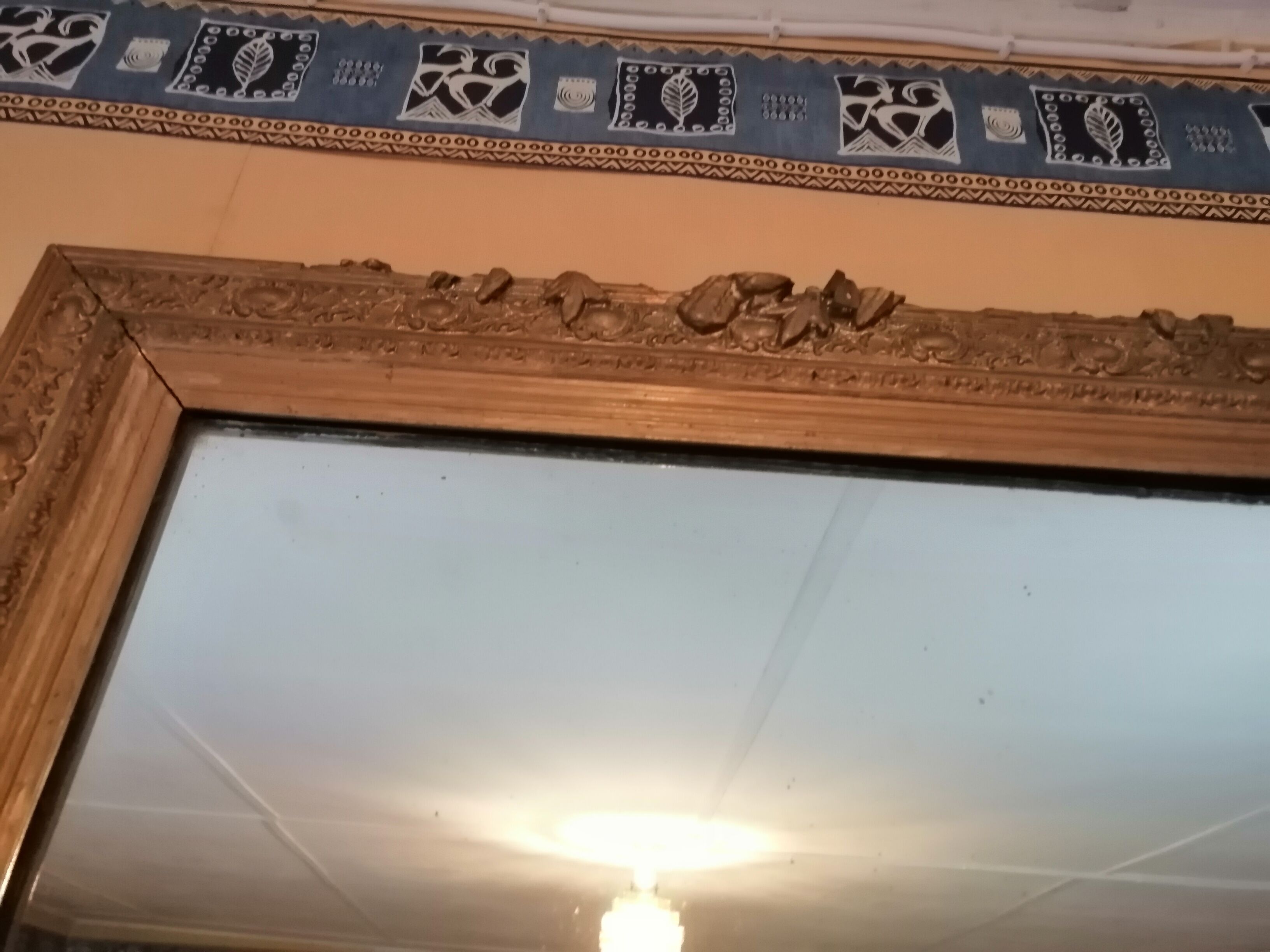 Old gilded mirror 75x124cm