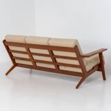 GE-290 3-seater sofa in oak by Hans J. Wegner for Getama
