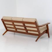 GE-290 3-seater sofa in oak by Hans J. Wegner for Getama