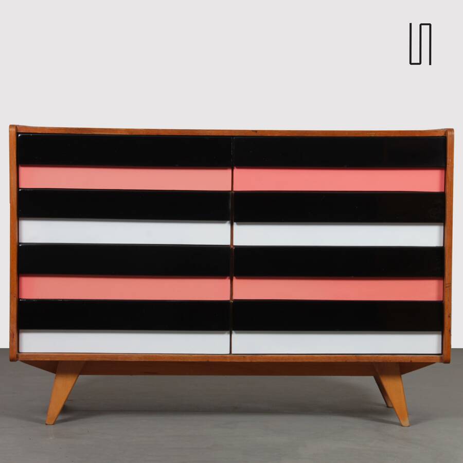 Commode vintage par Jiri Jiroutek, modèle U-453 datant des années 1960