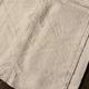 Un Lot de 2 serviettes de table lin blanc monogrammes G D