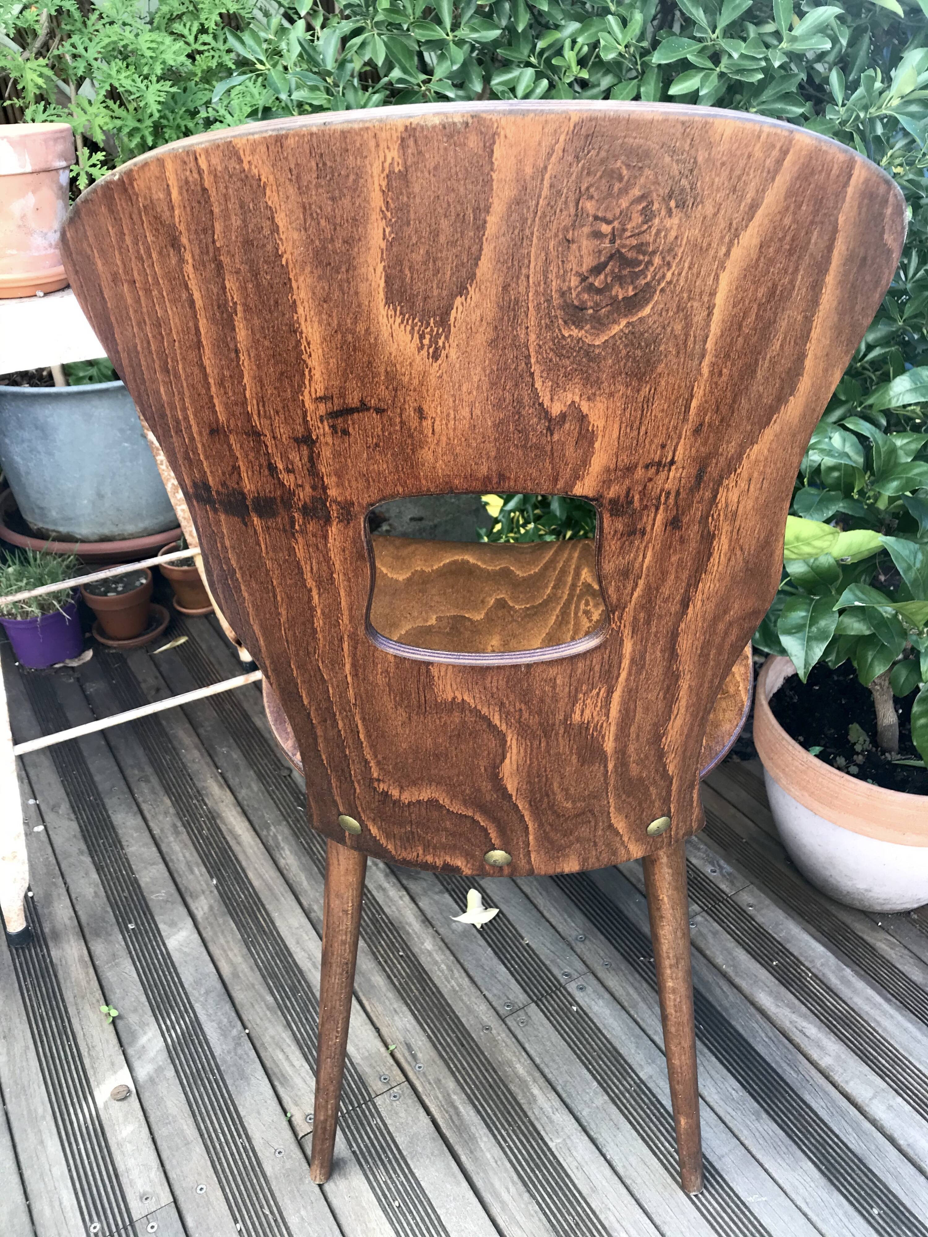4 Baumann Gentiane chairs