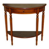 Half-moon console with drawer