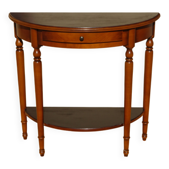 Half-moon console with drawer