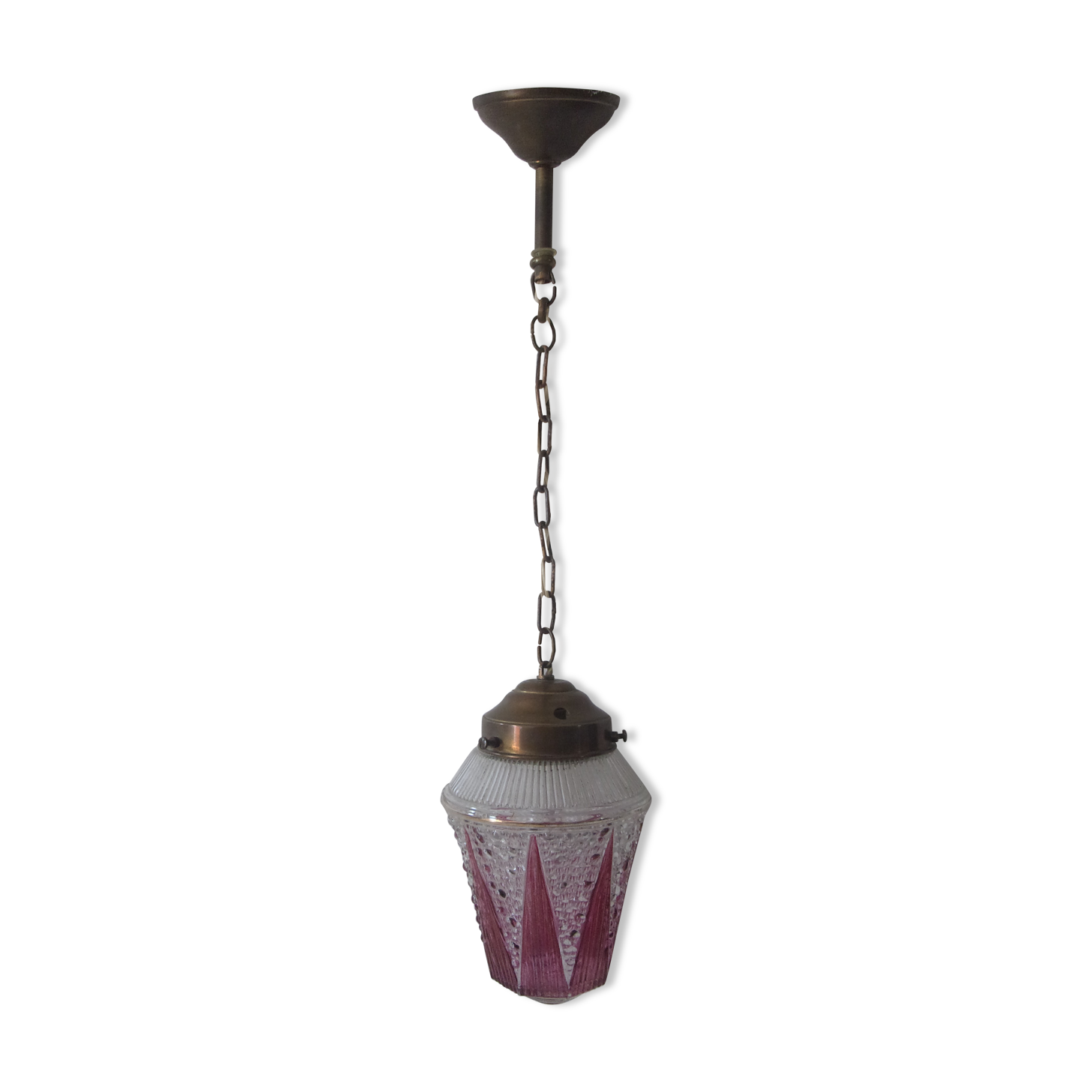 Suspension lanterne années 40