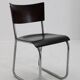 Chaise tubulaire Bauhaus/fonctionnaliste des années 1930, restaurée