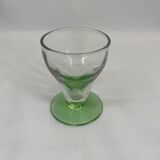 Series of 6 uraline digestive glasses