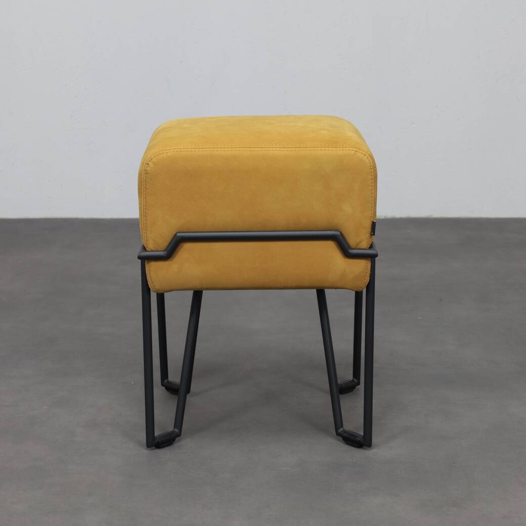 Low stool Bokk in leather by Ka-Lai Chan for Puik