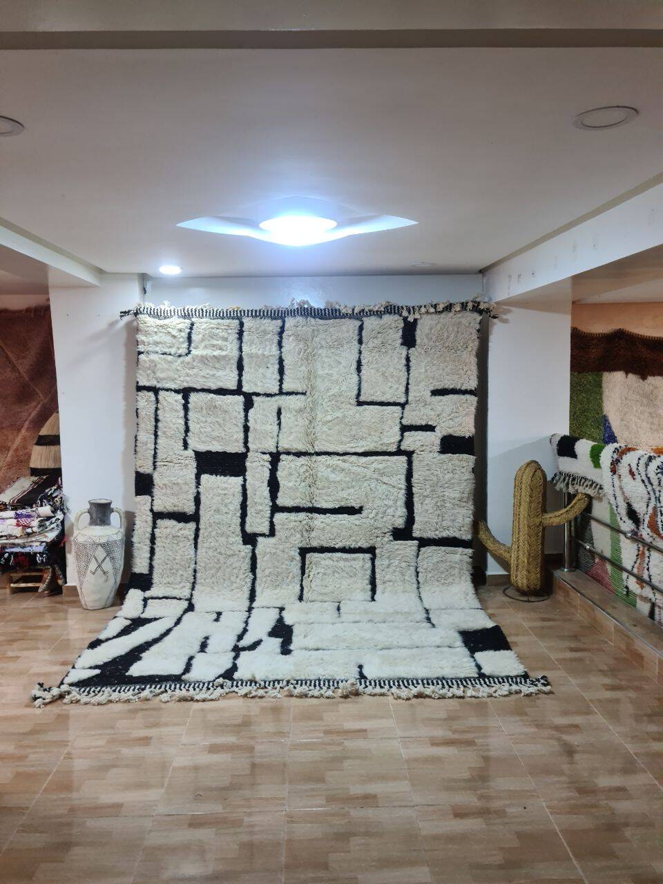 Authentic Beni Ourain Rug 300x200 cm - 100% Wool, Handmade