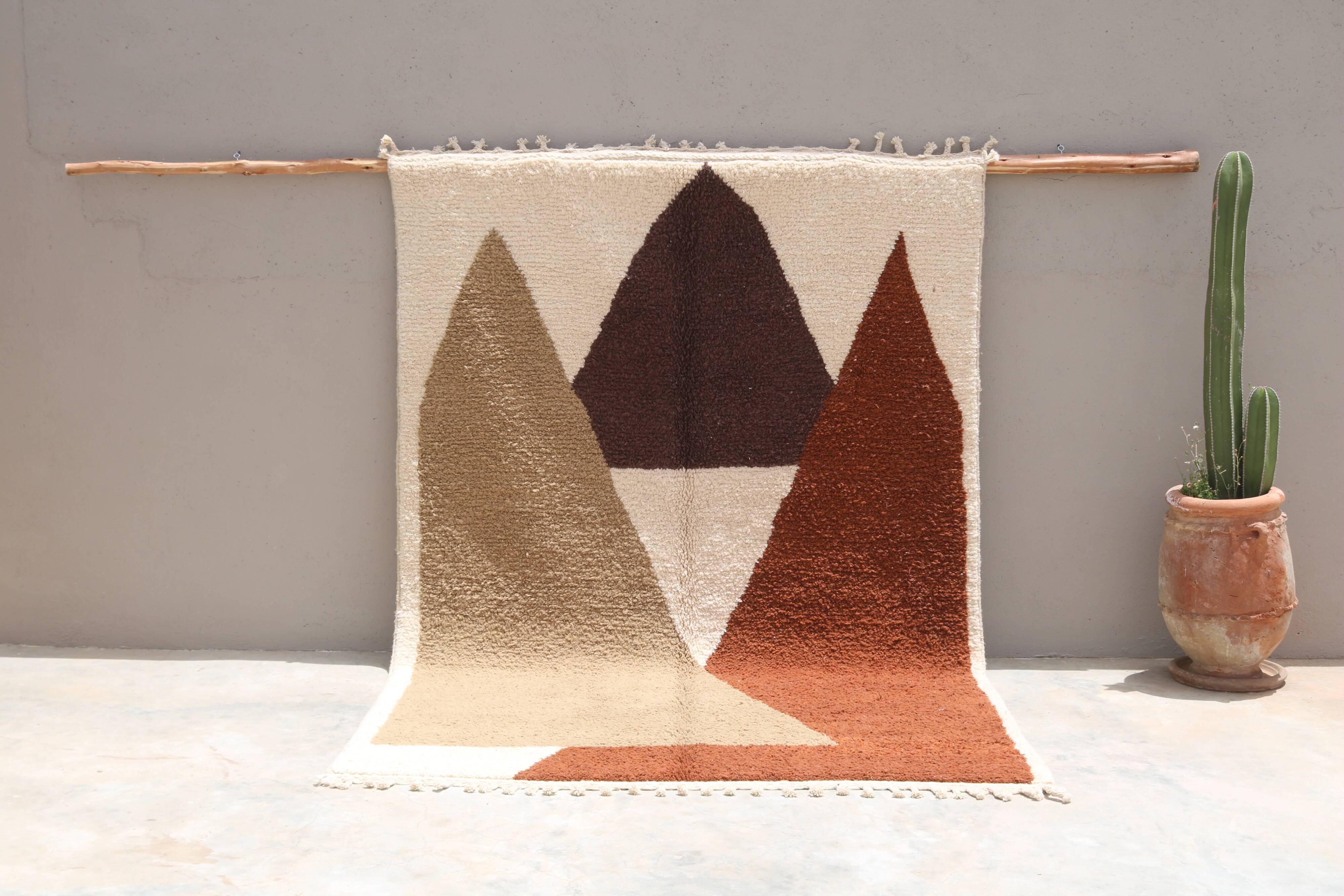 Large handmade colourful rug, 300 x 200 cm - G1083