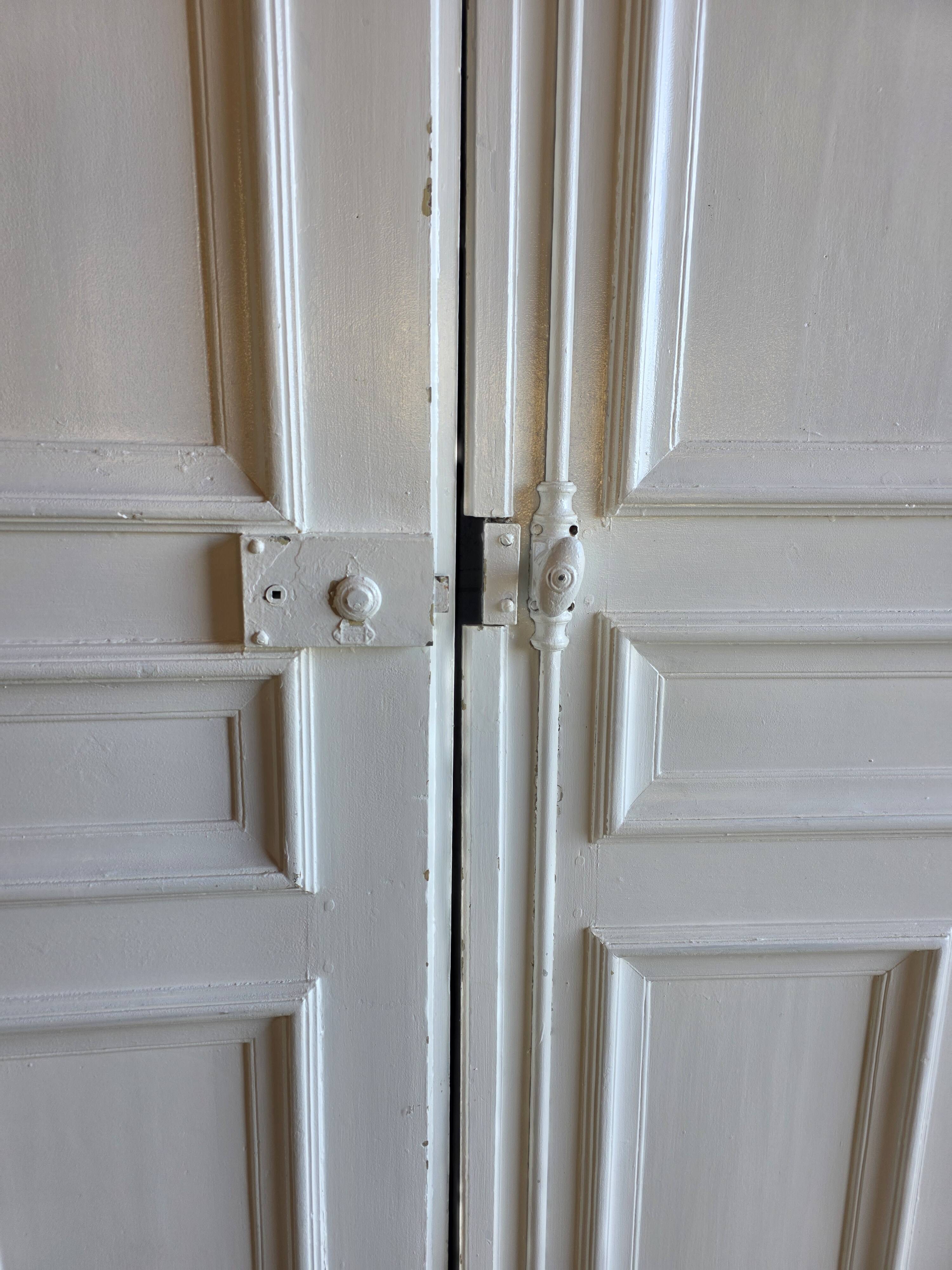 4 partition doors, 19th century.