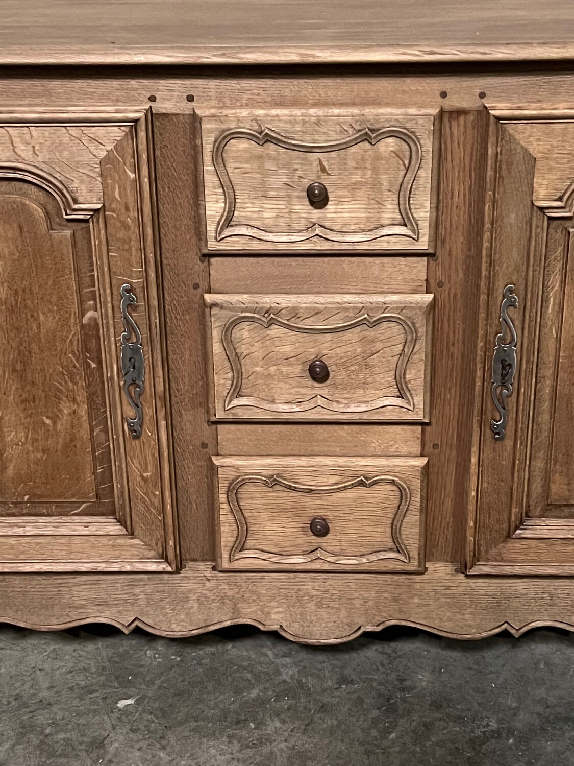 Faded oak dresser
