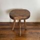 Brutalist Wooden Stool
