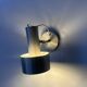 Vintage adjustable wall light, brushed aluminum, France 1970