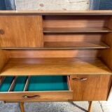 Vintage 1960s Avalon Teak Sideboard - Highboard - Drink Cabinet - Mid-century