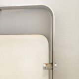 Rectangular Wall Mirror with Silver Glazed Metal Frame, Italy 1970s