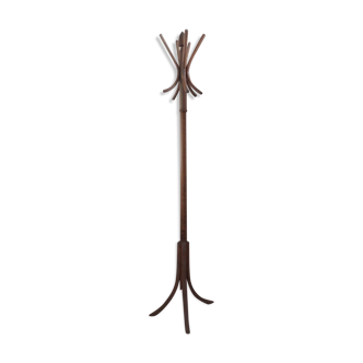 Old parrot coat holder, oak