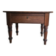 Rustic antique French farmhouse work table, Louis Philippe island
