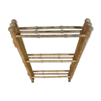 Porte serviettes ancien en bois