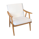 Fauteuil Stella vintage tissus bouclette