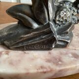 Antique bedside lamp night light by Jacques Limousin