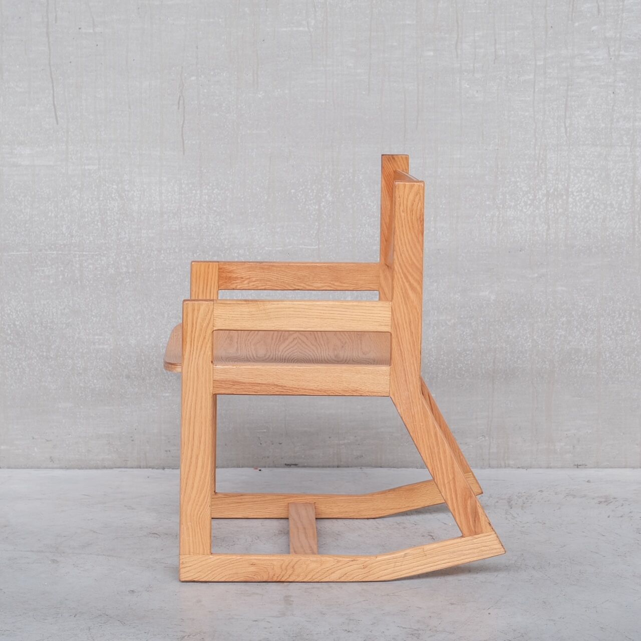 Pair of modernist mid-century rocking chairs