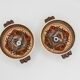 Quimper ceramic bowls signed Fouillen