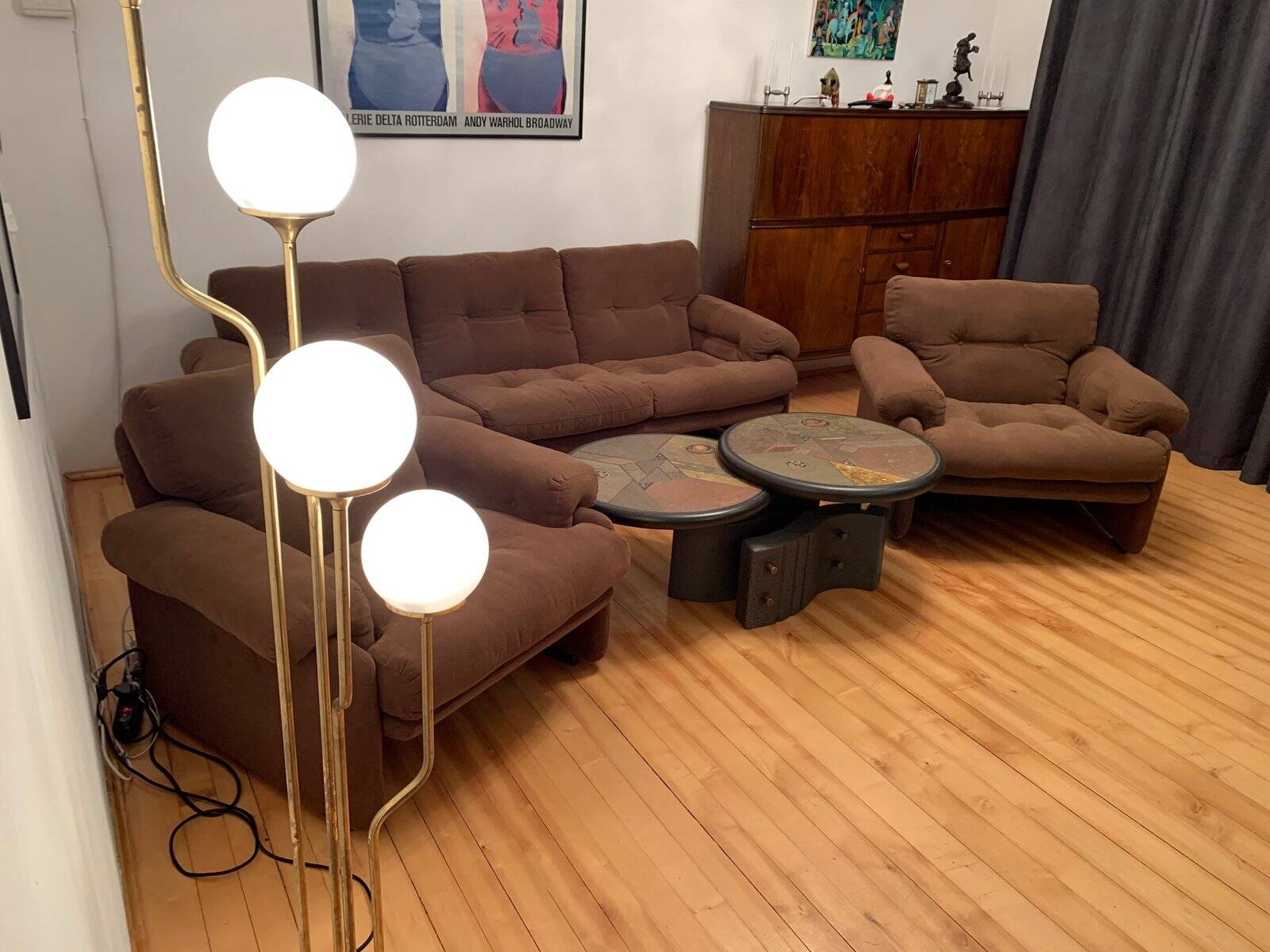 Set of Coronado armchairs by Tobia Scarpa for B&B Italia / C&B Italia, 1960s