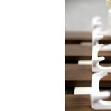 Vintage Mid-Century Scandinavian Modern Teak Wall Coat Rack, 1950s