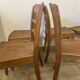 Set of 6 vintage wooden chairs — Monobloc licence assem