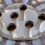 Silver metal liquor service