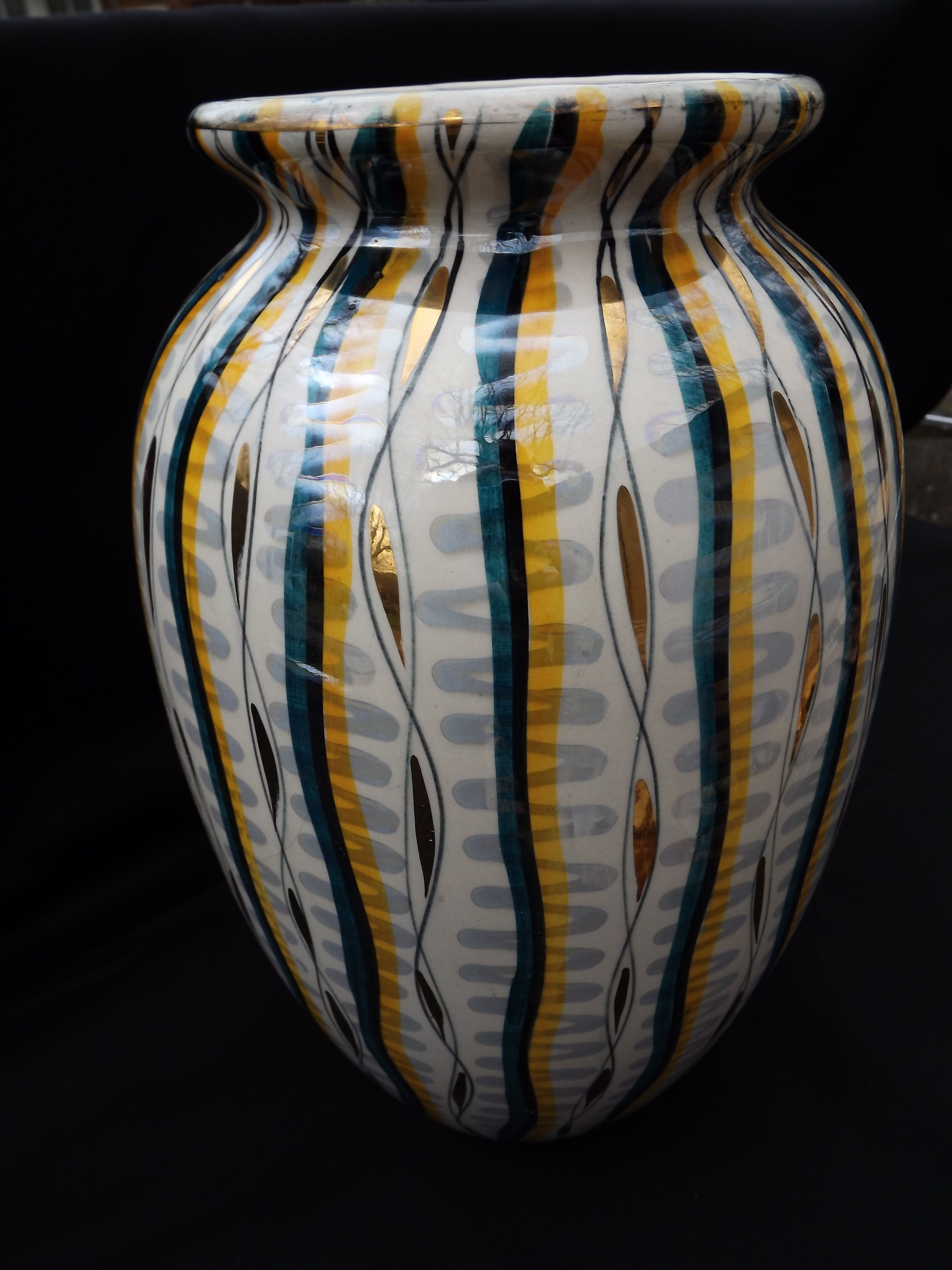 Large Hubert Becquet vase