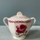 Vintage sugar bowl in half Badonviller porcelain
