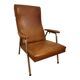 Fauteuil skaï années 70