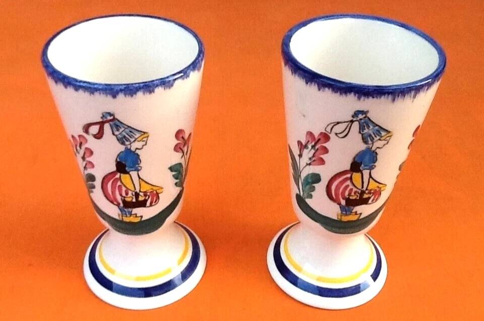 Pair of Mazagrans Earthenware (Aube)