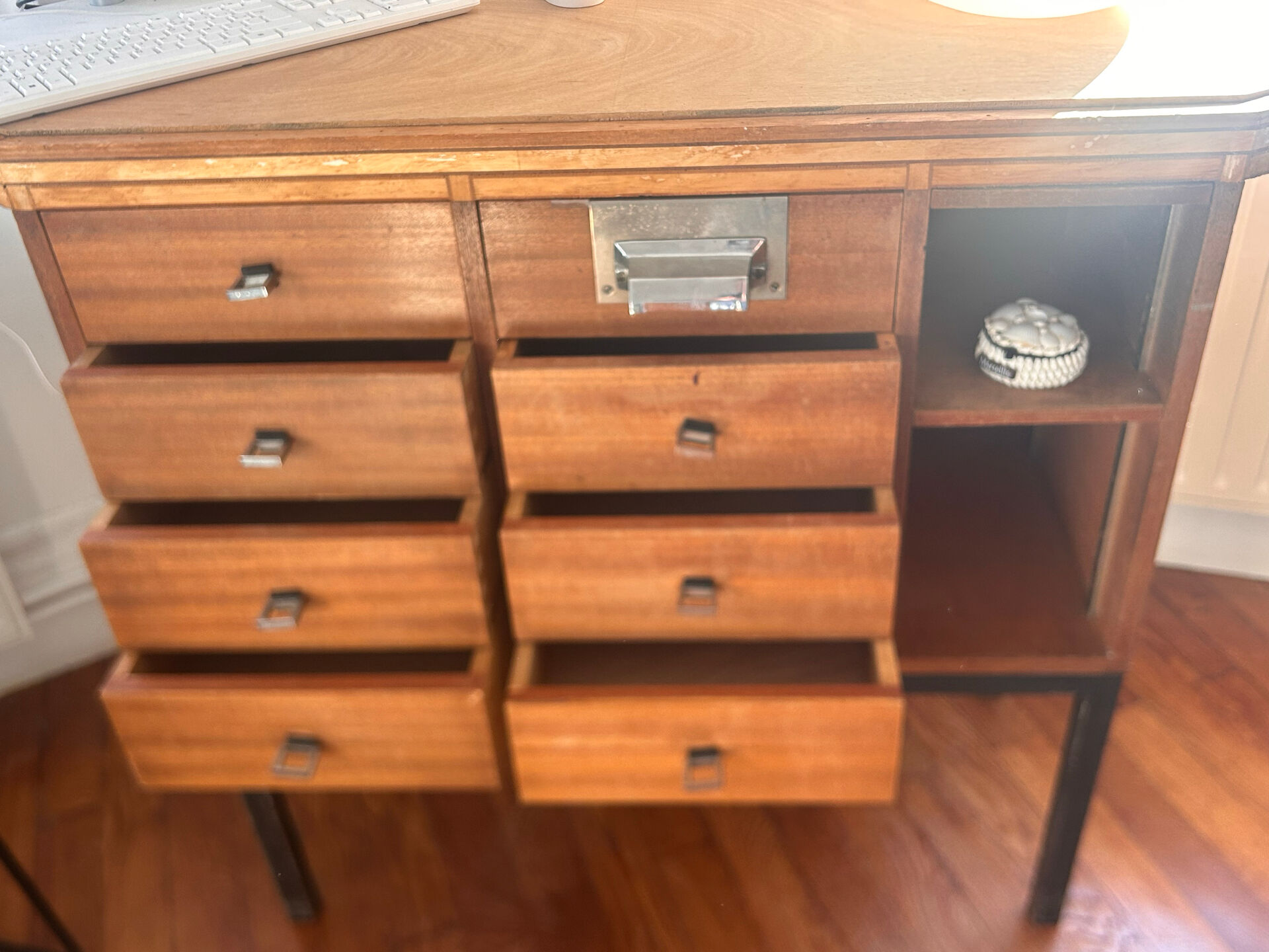 Trade furniture, cash register furniture André Ray – Lyon – 1920s