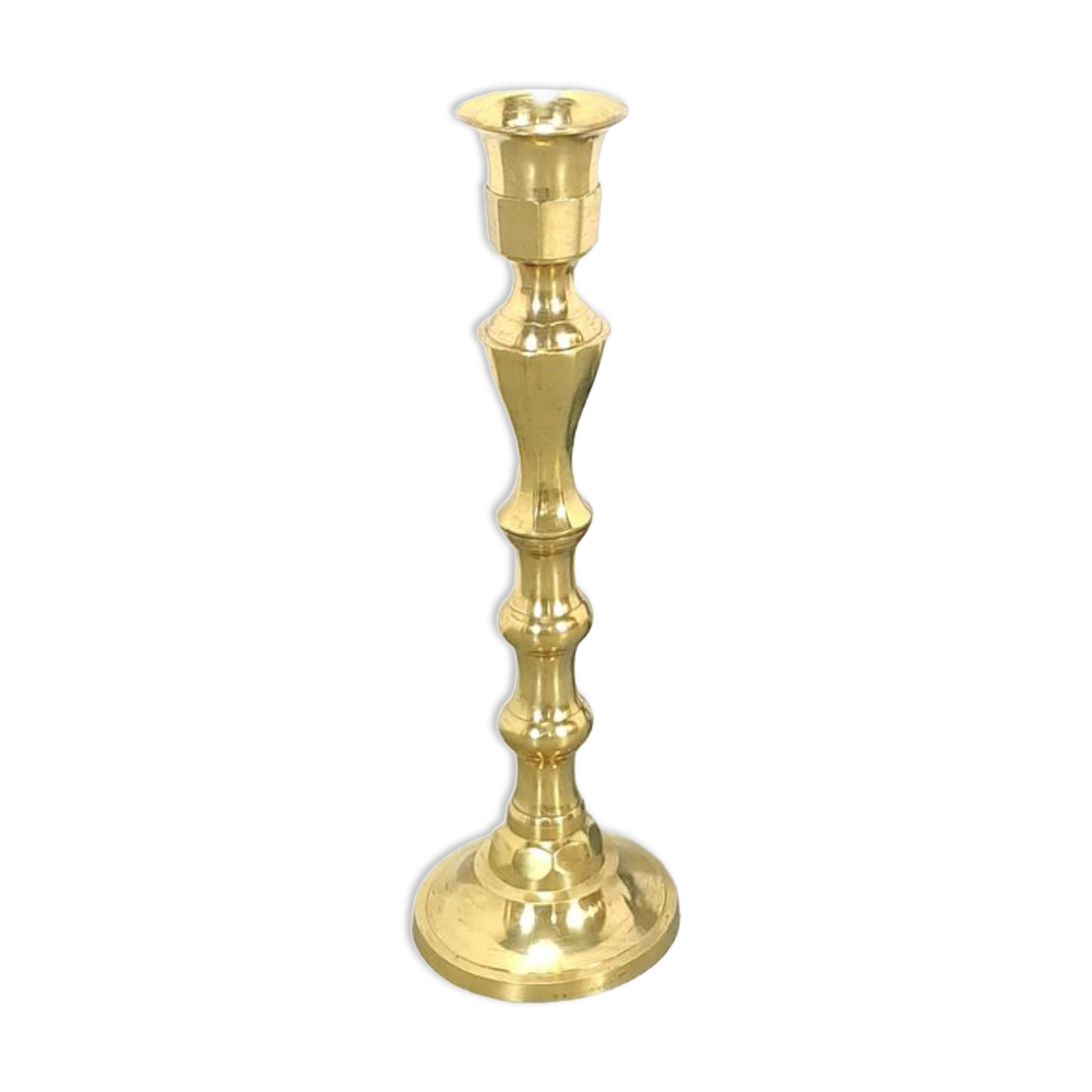 High gold candlestick vintage