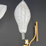 Pair of vintage 1950s wall lights