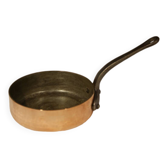 Small Chomette Flavor 20th century copper frying pan