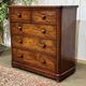 Commode anglaise Victorienne XIXème en acajou