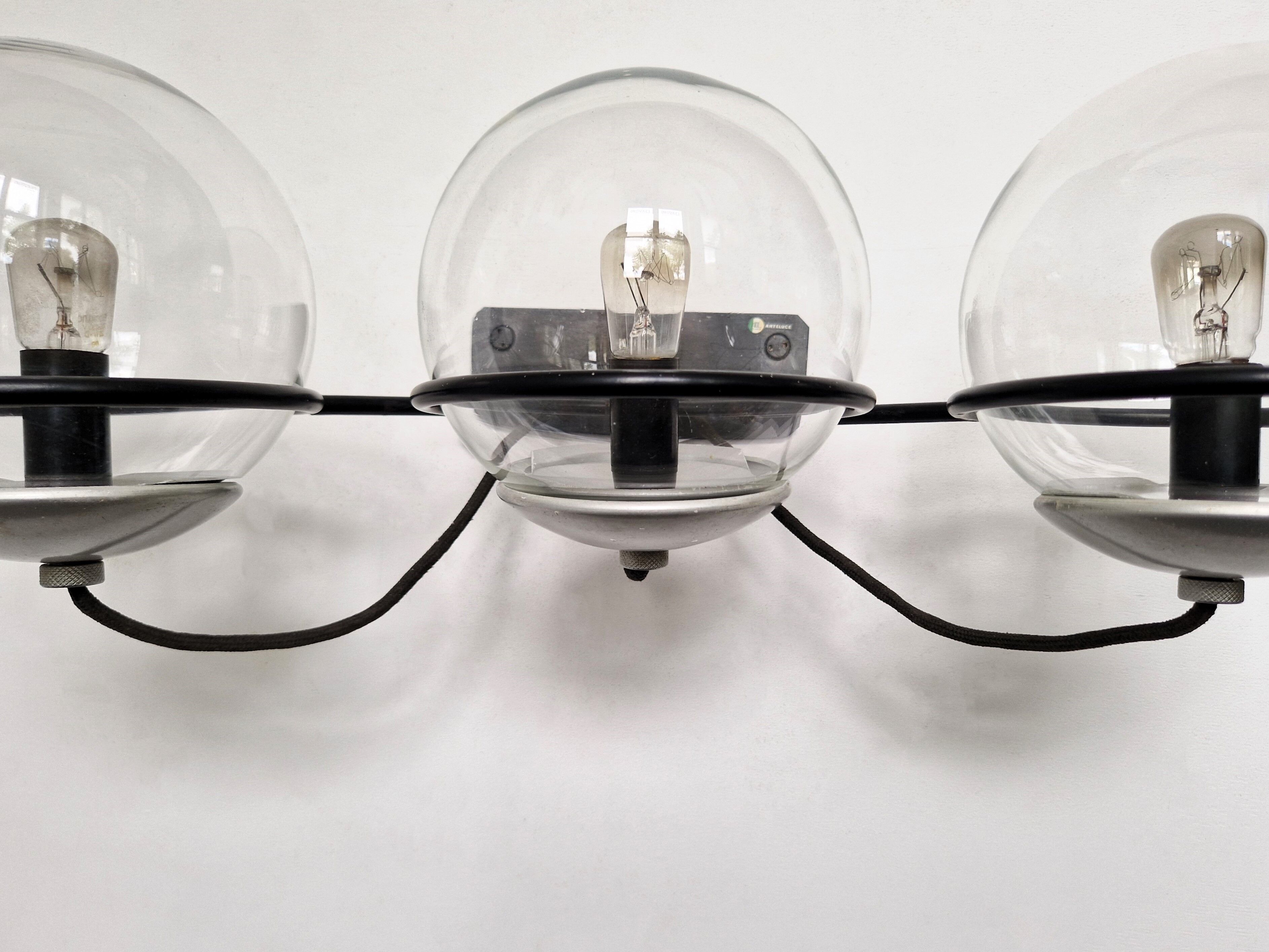 Model 237-3 wall lamp by Gino Sarfatti for Arteluce, Italy 1950's