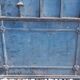 Solid gate, garden iron, H227x110cm, old, exterior door