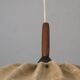 Danish cocoon suspension in teak and canvas 1950