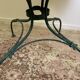 Wrought iron garden table