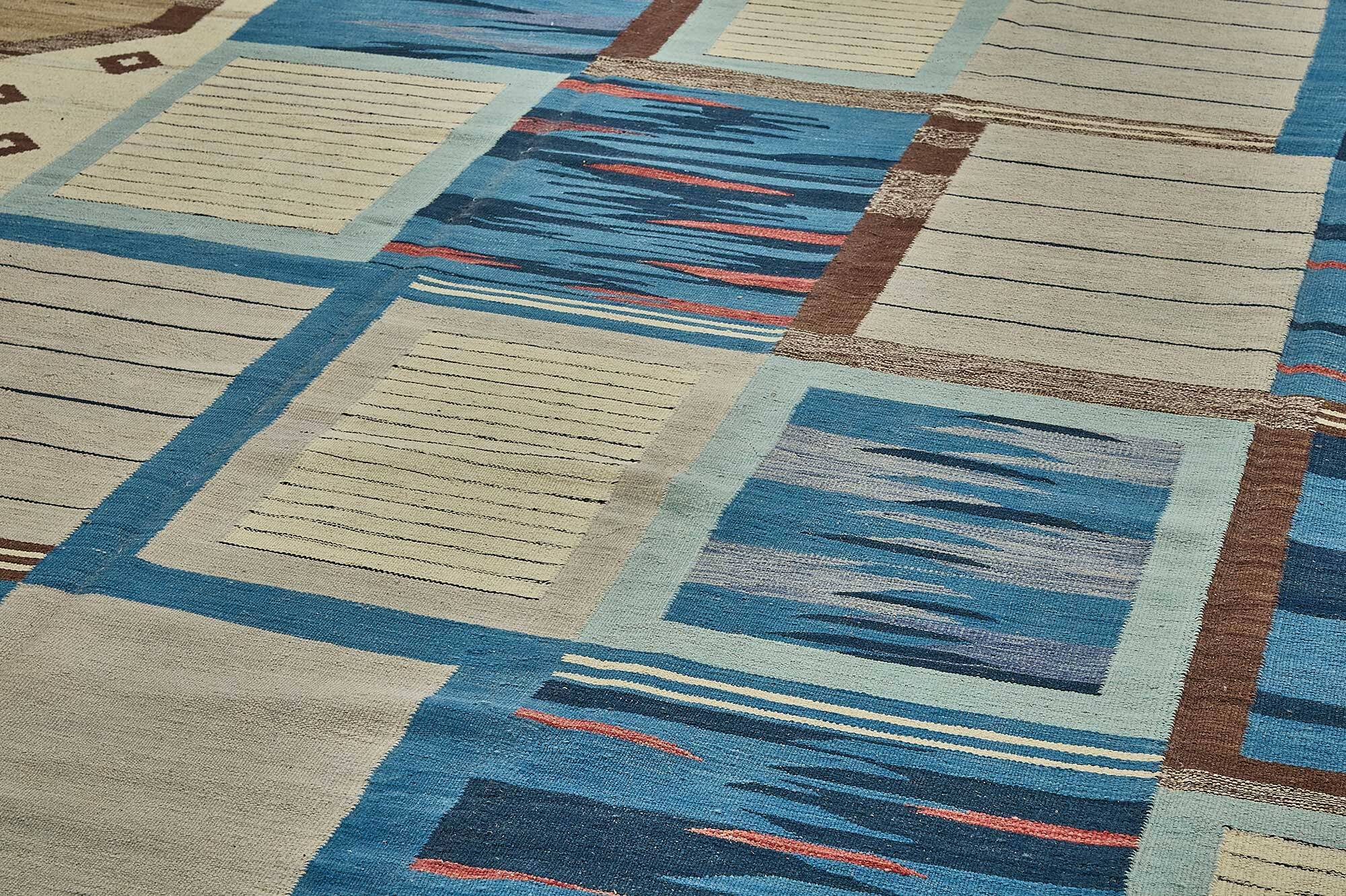Contemporary Tribal Decorative Kilim 310 cm x 434 cm