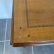 Antique cherry wood desk with marquetry, 2 drawers and 2 shelves, 112x60 h76cm.