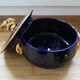 Set of 2 large coffee cups and sugar bowl Vallauris