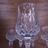 8 Crystal d'Arques Longchamps water glasses